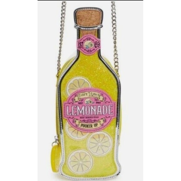 Dolls Kill Handbags - Sugar Thrillz Lemon Pucker Up Crossbody Bag Dolls Kill NEW